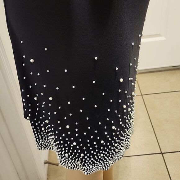 BRAND NEW MSK SHORT SLEEVE BEADED SHIFT DRESS - PLUS - Picture 13 of 16